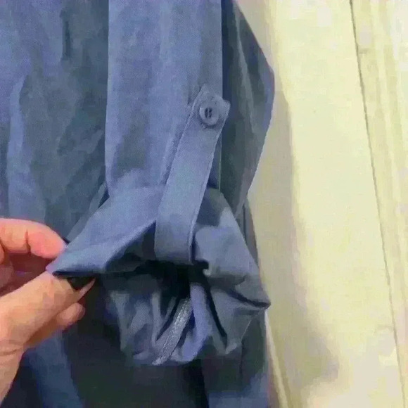 ALTELIME Women's Collared 3/4 Roll up Sleeve Pullover Top NWT Size XXL - Picture 6 of 10